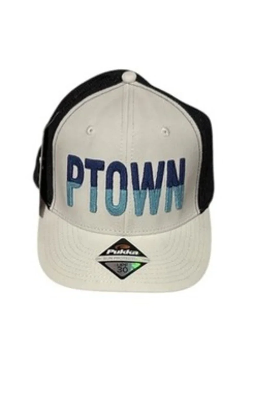 PTown Baseball Cap Pukka Headwear Mesh Back Adjustable Hat